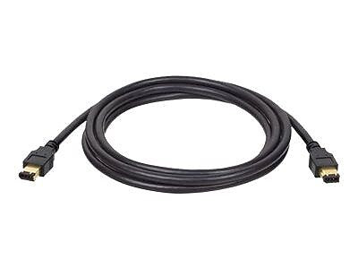 Tripp Lite 6' black FireWire data transfer cable