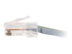 25ft Cat5e Non-Booted Unshielded (UTP) Network Patch Cable - Gray