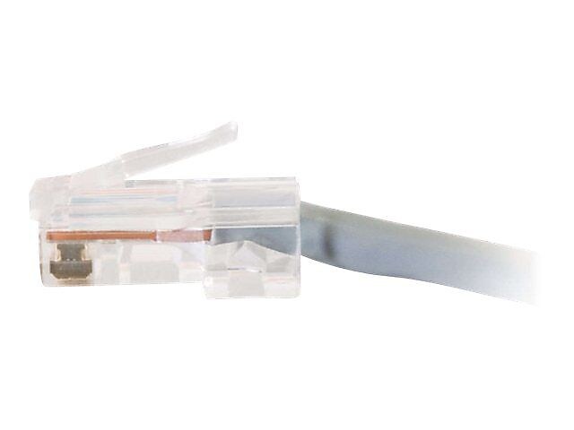 25ft Cat5e Non-Booted Unshielded (UTP) Network Patch Cable - Gray