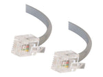 C2G 02970 7' RJ-11 Modular Telephone Cable, Silver
