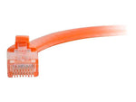 C2G 27812 7' RJ-45 Male/Male Cat6 Snagless Unshielded Ethernet Network Patch Cable, Orange