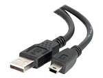 C2G 6.6' USB 2.0 A to Mini-B Cable, Black (27005)