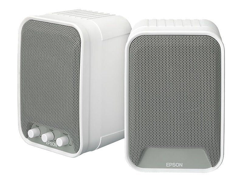 Epson® ELPSP02 30 W Active Speaker, White