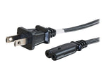 C2G 2-Slot Non-Polarized, Power Cable, 6 Ft