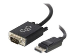 C2G 54332 6' DisplayPort to VGA Male/Male Active Adapter Cable, Black