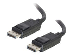 C2G 54402 10' DisplayPort Male/Male Cable with Latches, Black