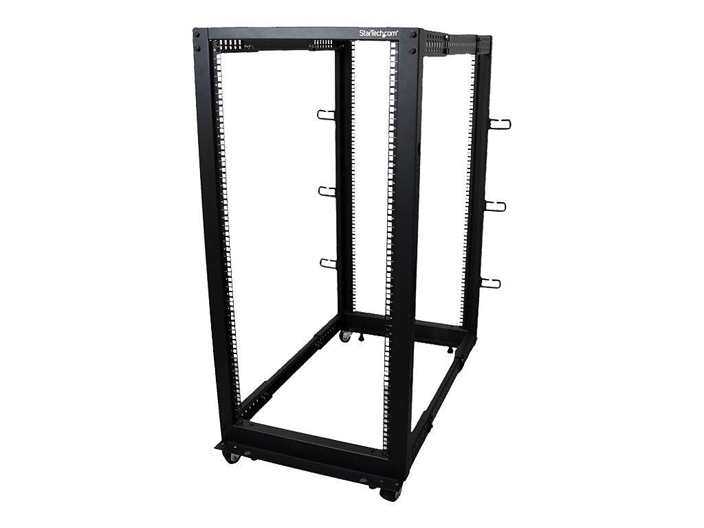 StarTech Adjustable 25U 4 Post Open Frame (4POSTRACK25U)