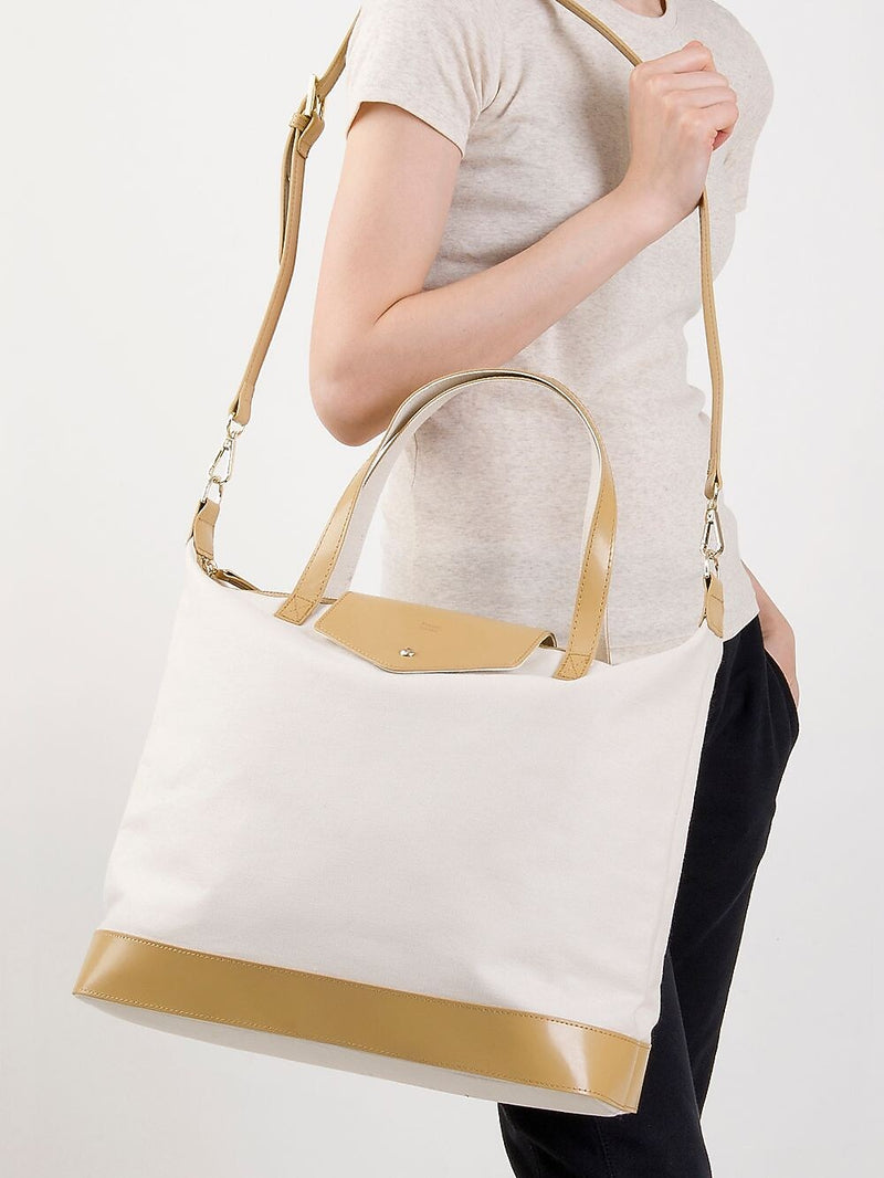 Paperthinks Latte Canvas Envelope Bag