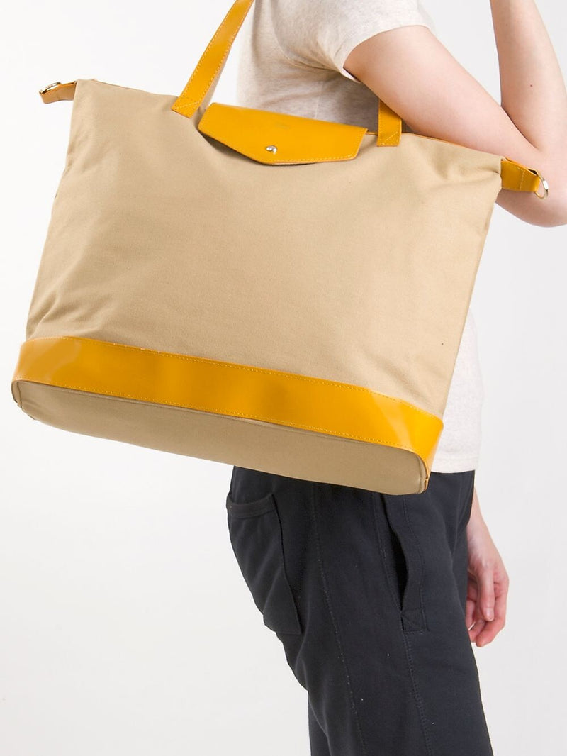 Paperthinks Cappuccino Canvas Envelope Bag