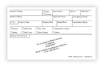 Medical Arts Press Vet Cage Card, Check Off Boxes for a Variety of Services, 3 x 5", 250/Pack (20397)