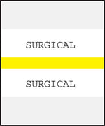 Medical Arts Press® Standard Preprinted Chart Divider Tabs; Surgical, Yellow