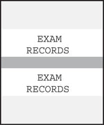Medical Arts Press® Standard Preprinted Chart Divider Tabs; Exam Records, Gray