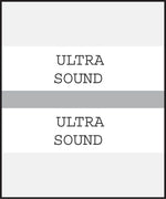 Medical Arts Press Standard Preprinted Chart Divider Tabs, Ultrasound, 1-1/4" x 1-1/2", Gray, 100/Pack (30599)