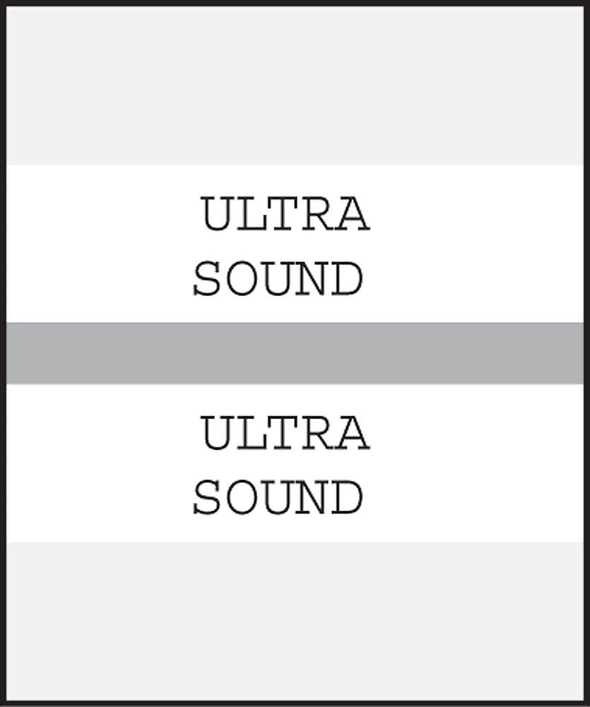 Medical Arts Press Standard Preprinted Chart Divider Tabs, Ultrasound, 1-1/4" x 1-1/2", Gray, 100/Pack (30599)