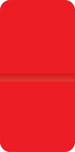 Medical Arts Press® Mini Color-Coding Labels; Red