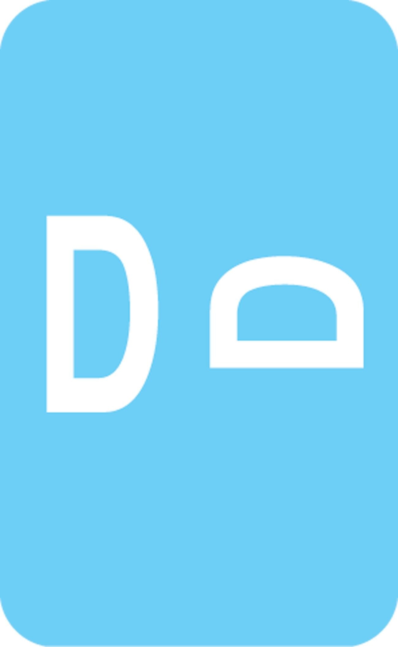 Medical Arts Press® Smead® Alpha-Z® Compatible Alpha Sheet Labels, "D"