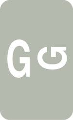 Medical Arts Press® Smead® Alpha-Z® Compatible Alpha Sheet Labels, "G"