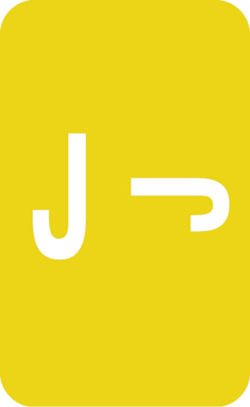 Medical Arts Press® Smead® Alpha-Z® Compatible Alpha Sheet Labels, "J"