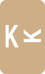 Medical Arts Press® Smead® Alpha-Z® Compatible Alpha Sheet Labels, "K"