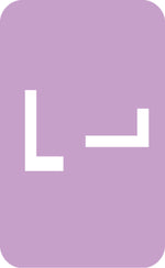 Medical Arts Press® Smead® Alpha-Z® Compatible Alpha Sheet Labels, "L"