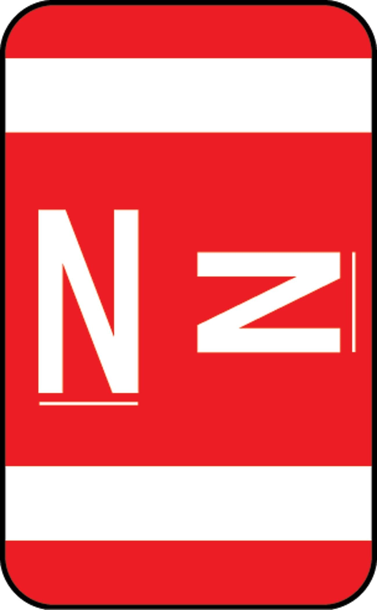Medical Arts Press® Smead® Alpha-Z® Compatible Alpha Roll Labels, "N"
