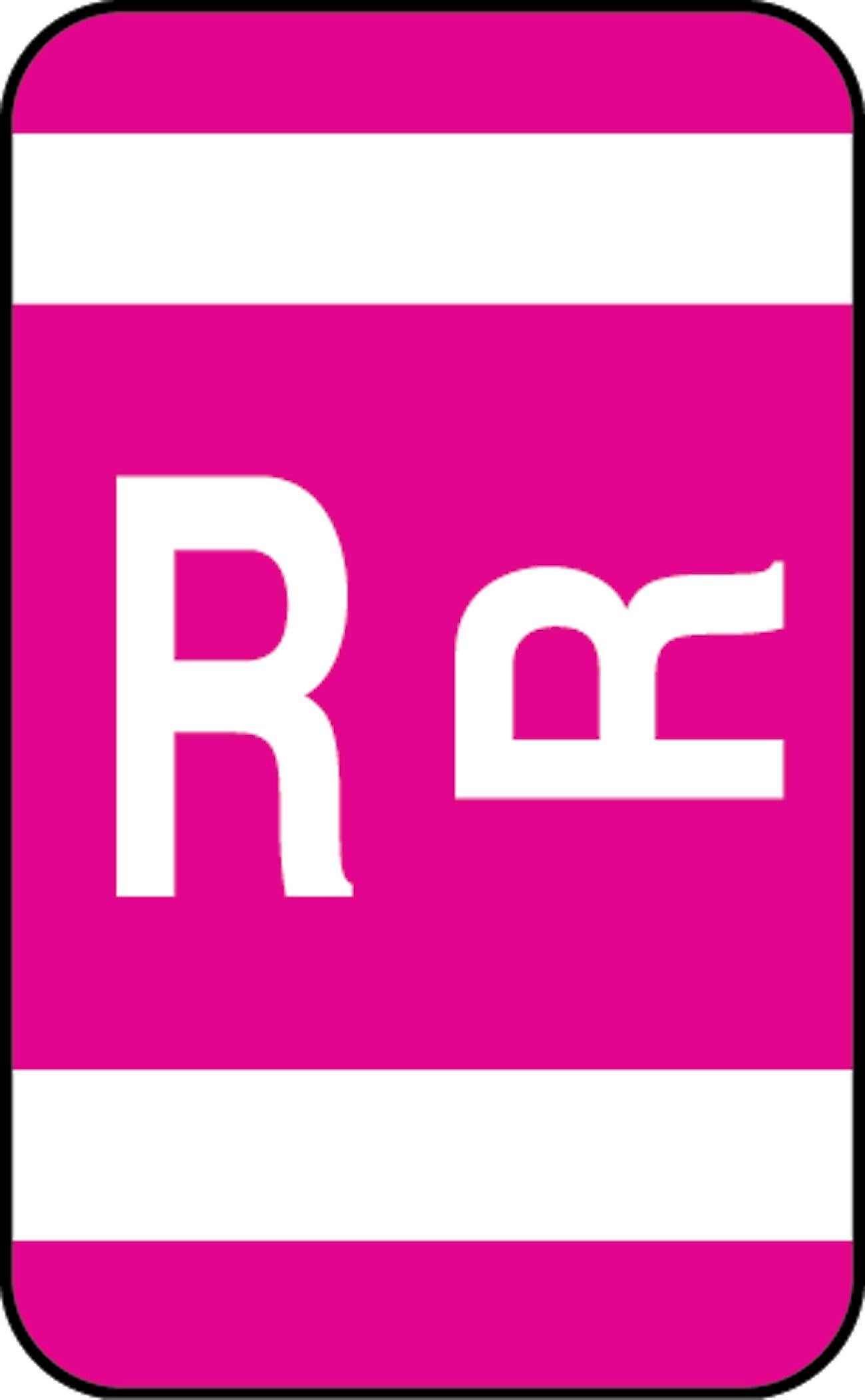 Medical Arts Press® Smead® Alpha-Z® Compatible Alpha Sheet Labels, "R"