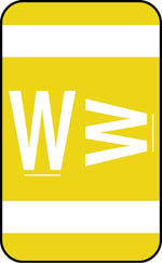 Medical Arts Press® Smead® Alpha-Z® Compatible Alpha Sheet Labels, "W"