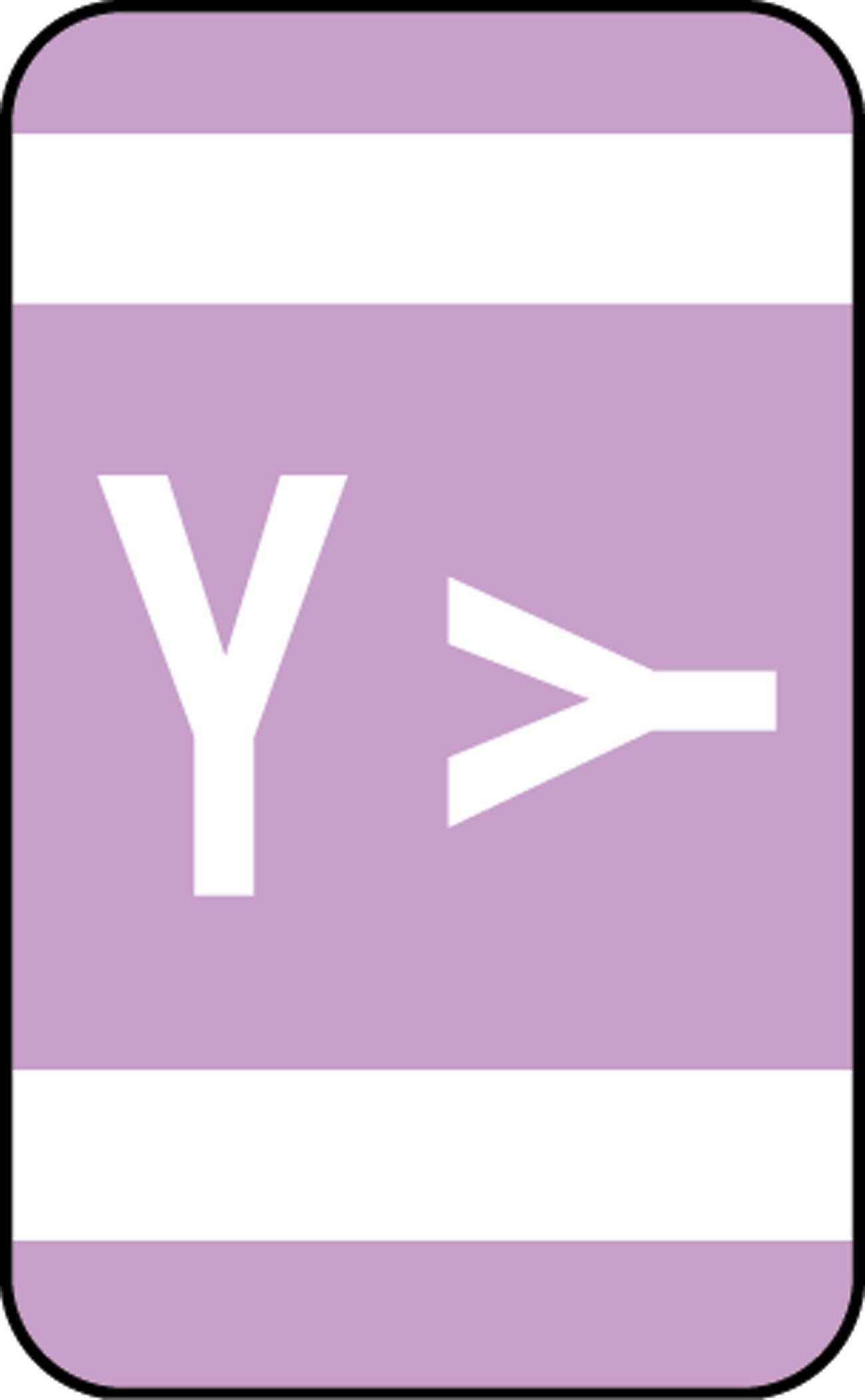 Medical Arts Press® Smead® Alpha-Z® Compatible Alpha Sheet Labels, "Y"
