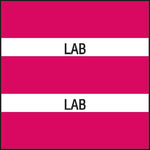 Medical Arts Press® Large Chart Divider Tabs, Lab, Magenta