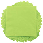 JAM Paper Beverage Napkin, 2-ply, Lime Green, 50 Napkins/Pack (5255620723)