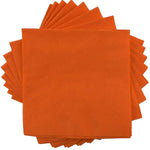 JAM Paper Beverage Napkin, 2-ply, Orange, 40 Napkins/Pack (5255620725)