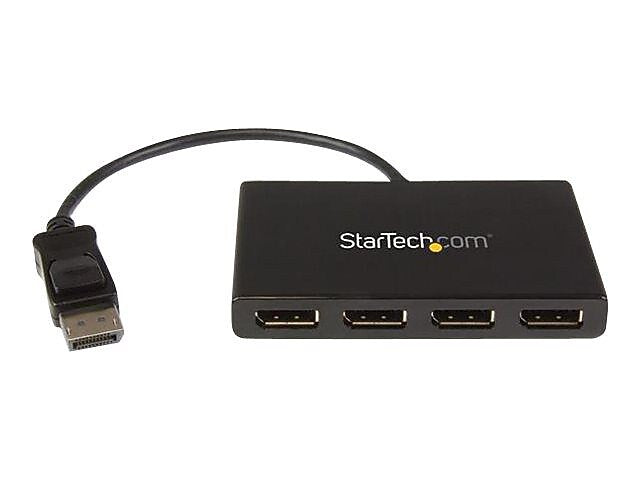 StarTech MSTDP124DP DisplayPort to 4x DisplayPort Signal Splitter for Television, Monitor or Projector