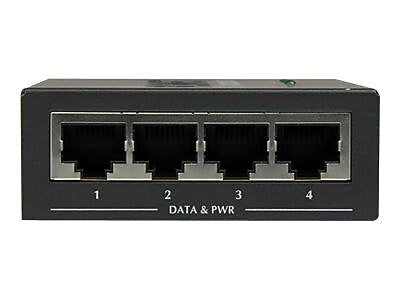 StarTech POEINJ4G 4-Port Gigabit Midspan PoE+ Injector for Wireless Access Points