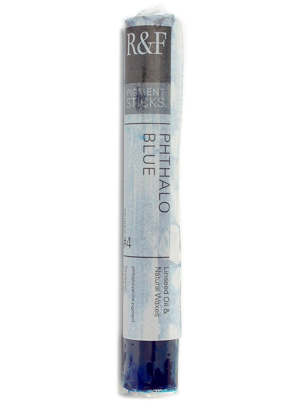 R  And  F Handmade Paints Pigment Sticks Phthalo Blue 38 Ml