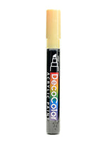 Marvy Uchida Decocolor Acrylic Paint Markers Pale Orange Chisel Tip [Pack Of 6]