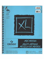 Canson XL 11" x 14" Wire Bound Mixed Media Sketch Pad, 60 Sheets/Pad, 2/Pack (97317-PK2)
