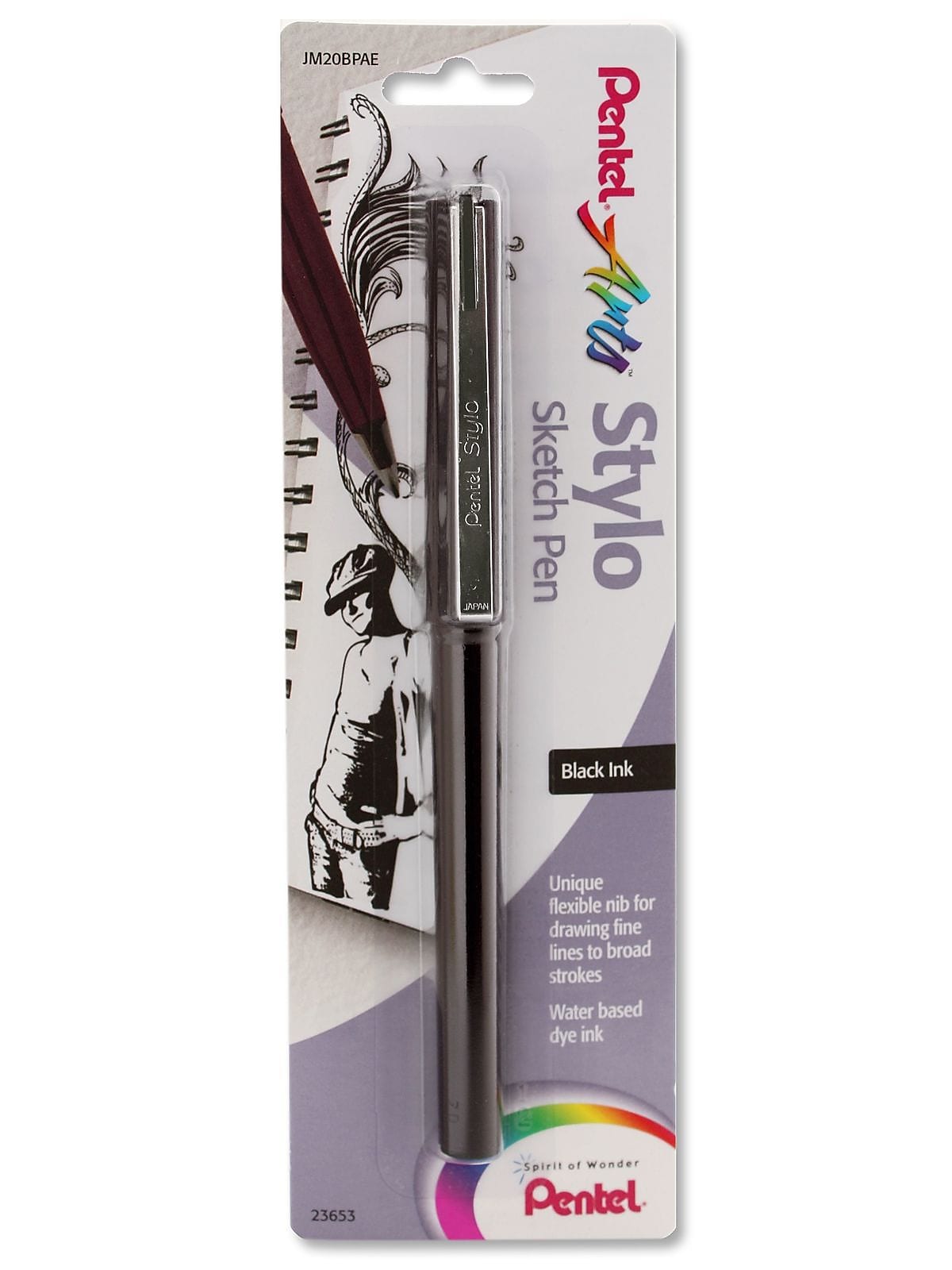 Pentel Stylo Sketch Pen sketch pen [Pack of 6]