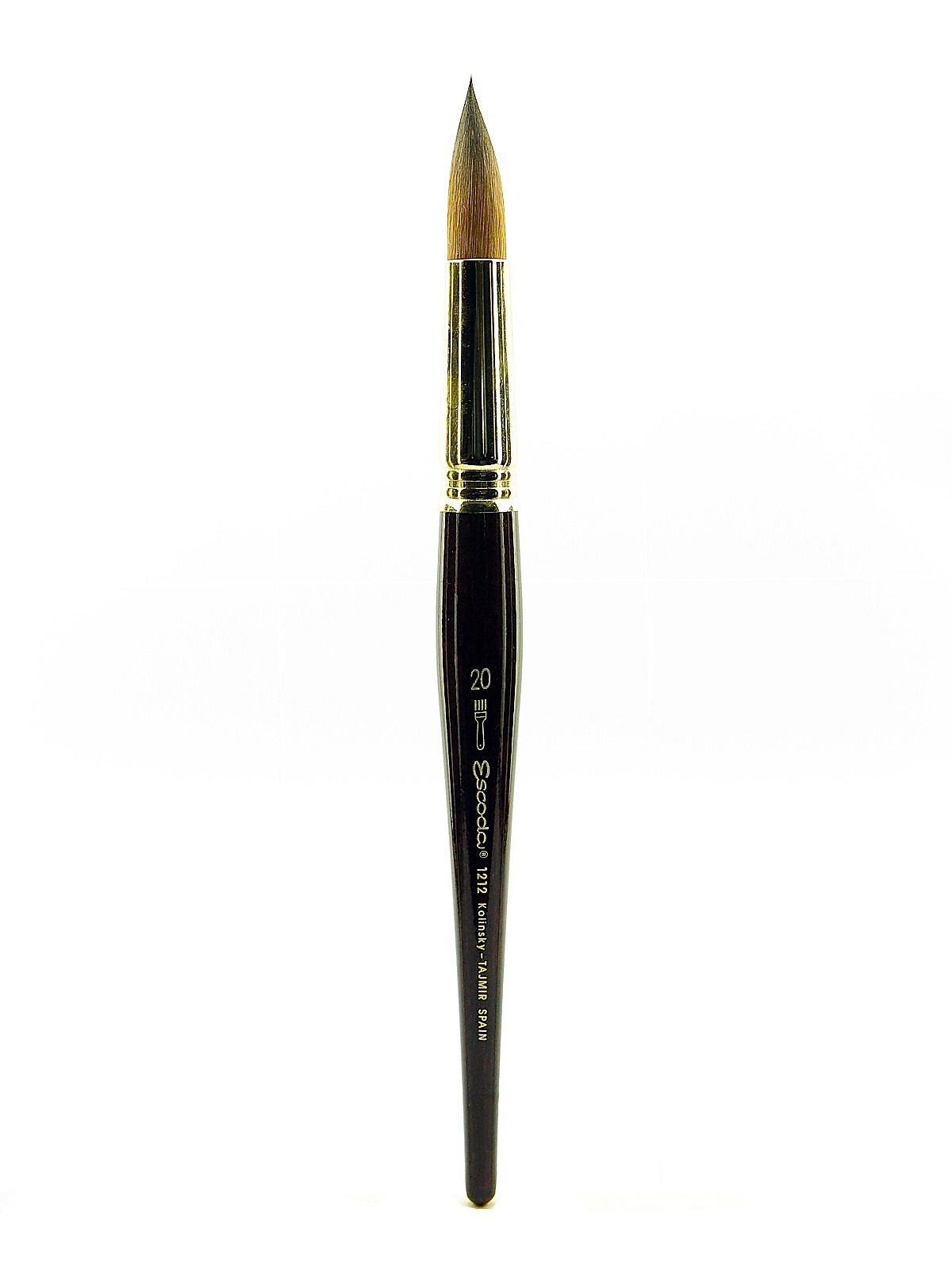 Escoda Series 1212 Tajmyr Kolinsky Sable Brushes 20 Round