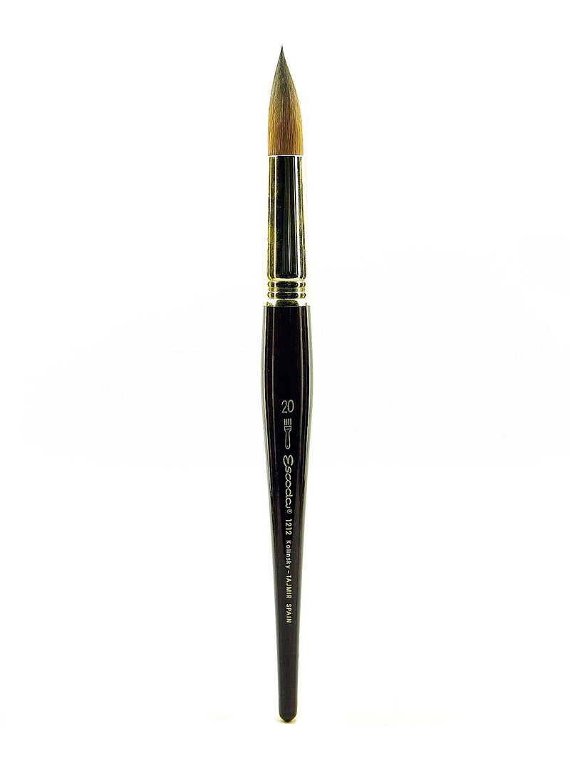 Escoda Series 1212 Tajmyr Kolinsky Sable Brushes 20 Round