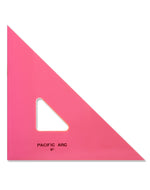 Pacific Arc Professional Fluorescent Triangles, 6", 45/90 Degrees, 4/Pack (28455-Pk4)