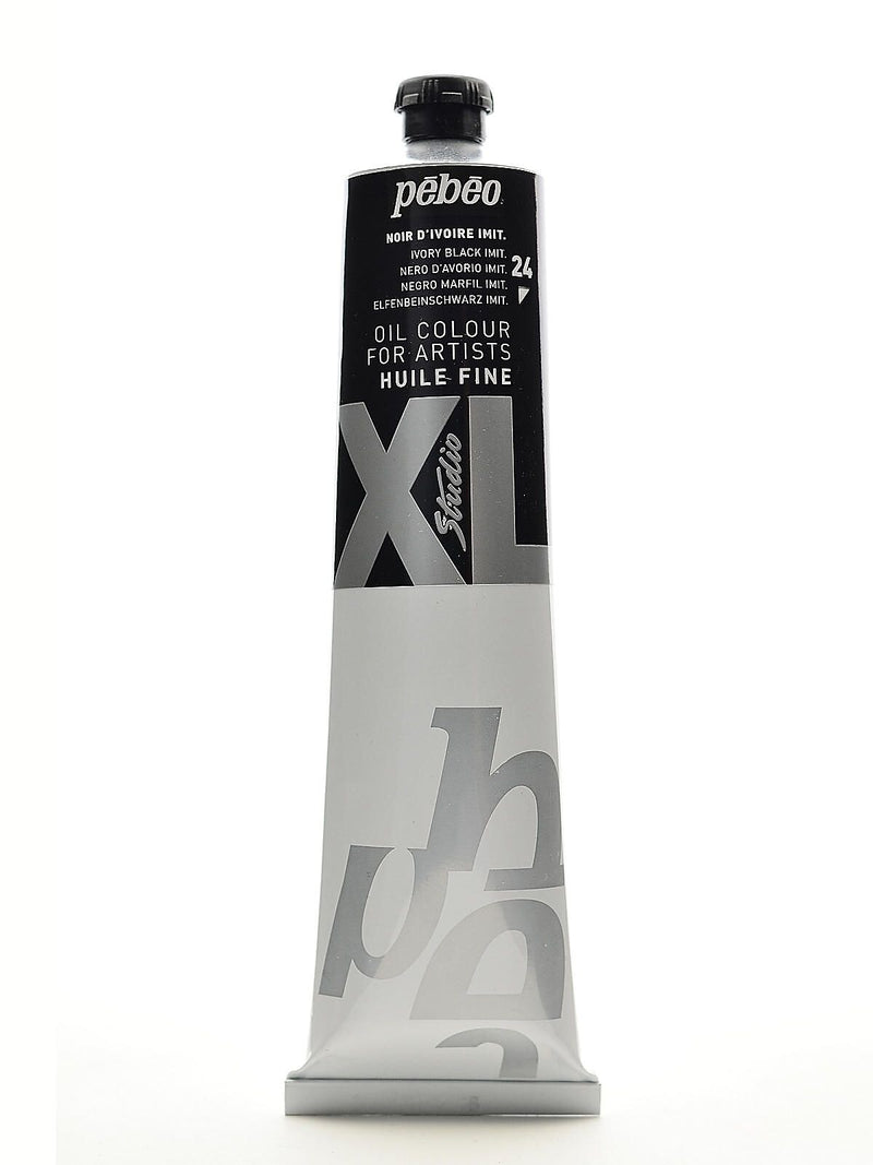 Pebeo Studio Xl Oil Paint Ivory Black Hue 200 Ml [Pack Of 2]