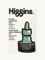 Higgins Color Drawing Inks green Dye Based / Non-Waterproof 1 oz. [Pack of 4]