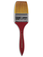Winsor And Newton Series 965 Golden Nylon And Natural Hair Wash Brushes 2" (82207)