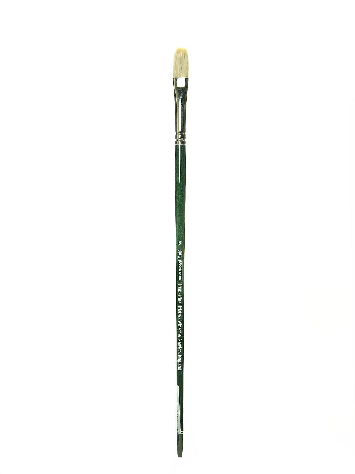 Winsor And Newton Winton Hog Brushes 6 Long Flat