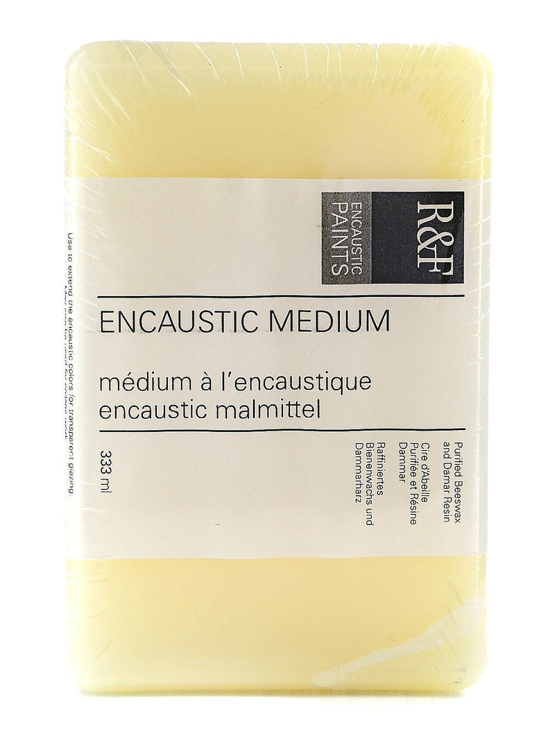 R  And  F Handmade Paints, Encaustic Medium, 333Ml, Cake (98136)