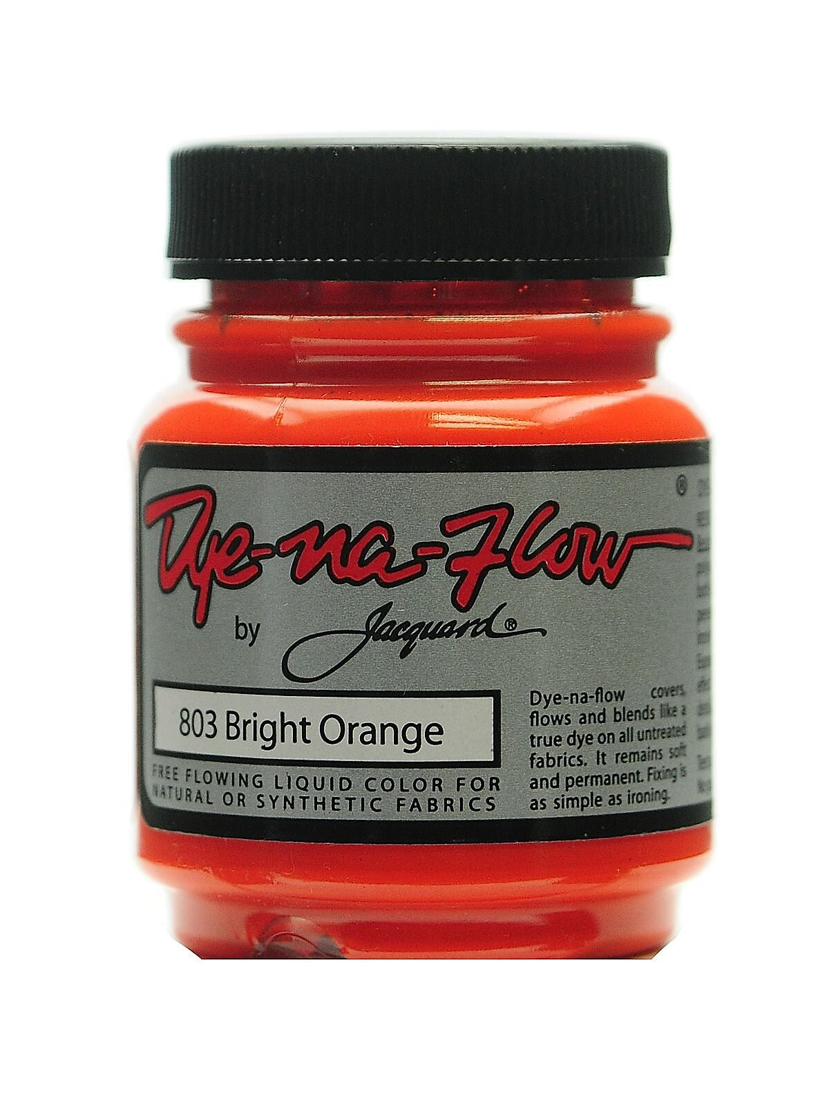 Jacquard 64247-Pk4 Dye-Na-Flow Fabric Colors, Bright Orange 803, 2 1/4 Oz., Pack Of 4