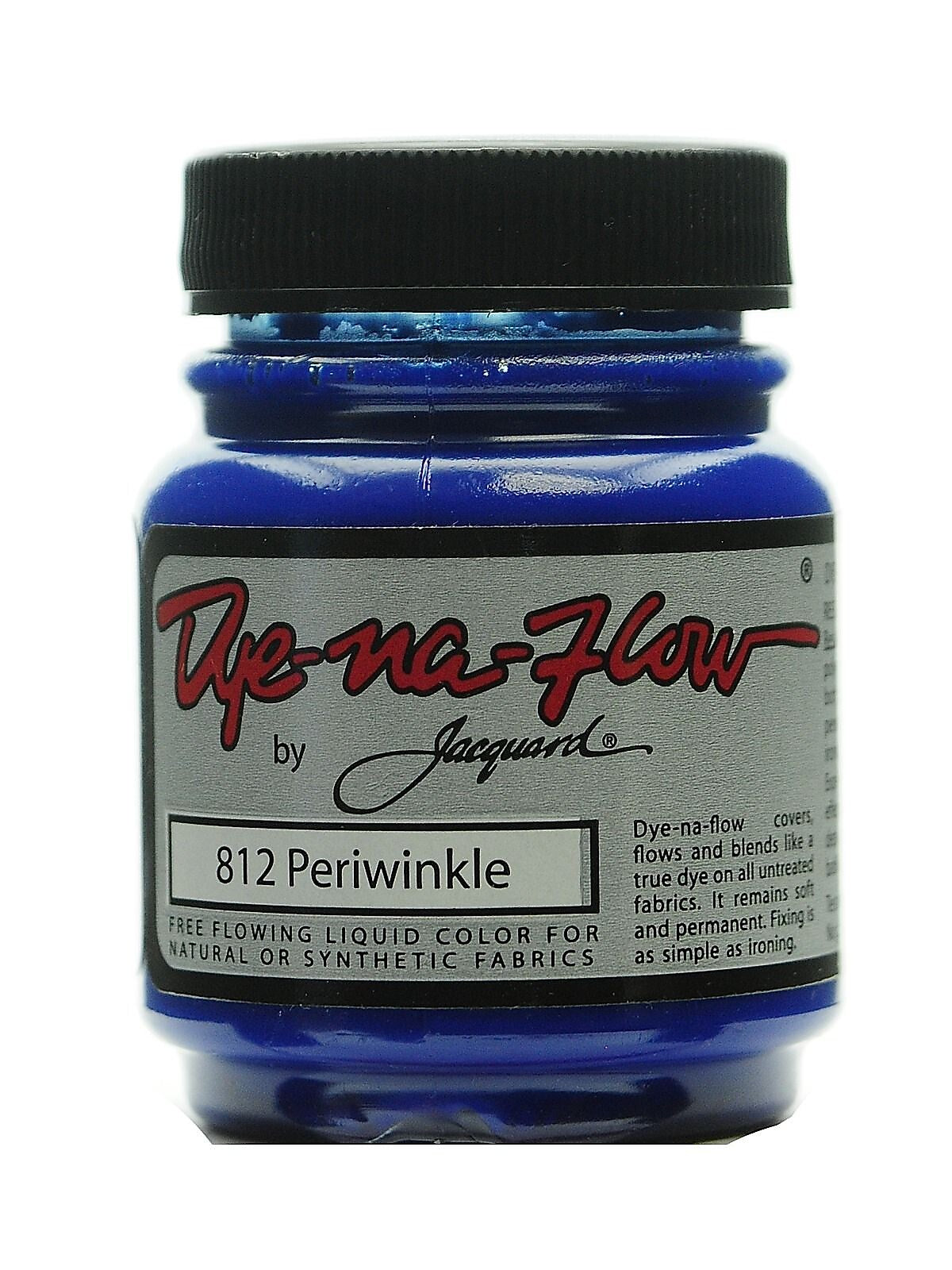 Jacquard 64259-Pk4 Dye-Na-Flow Fabric Colors, Periwinkle, 2 1/4Oz, 812, 4/Pack