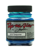 Jacquard 64261-Pk4 Dye-Na-Flow Fabric Colors, Turquoise, 2 1/4Oz, 813, 4/Pack