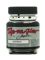 Jacquard Dye-Na-Flow Fabric Colors, Black, 2 1/4Oz, No 829, 4/Pack (64288-Pk4)