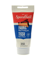 Speedball Block Printing Fabric Ink 2.5 Oz. White, 2/Pk